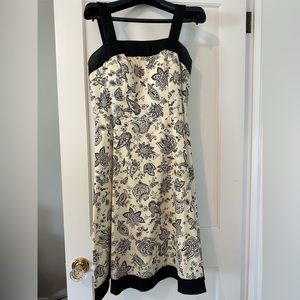 Black and white paisley dress
